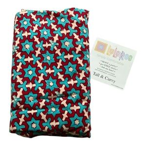 NWT LuLaRoe TC Leggings blue red off-white Tall & Curvy 4th of July LLR New